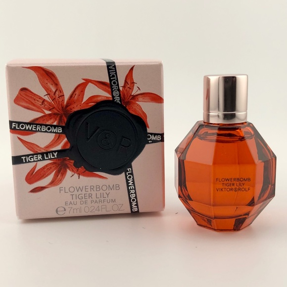 Viktor & Rolf FLOWERBOMB TIGER LILY Mini Collectible Bottle NEW IN BOX - Picture 1 of 3